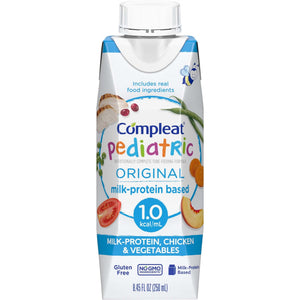 Compleat Pediatric Tube Feeding Formula, Unflavored, 8.45 oz - 10043900142408-Single - LL Medico