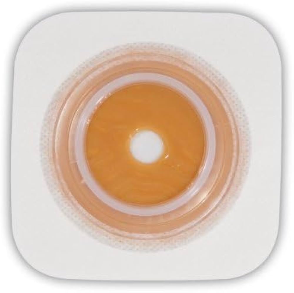 ConvaTec Sur-Fit Natura Flex Two-Piece Skin Barrier, Flat, Pre-Cut, 57 mm Flange - 125277-Box - LL Medico
