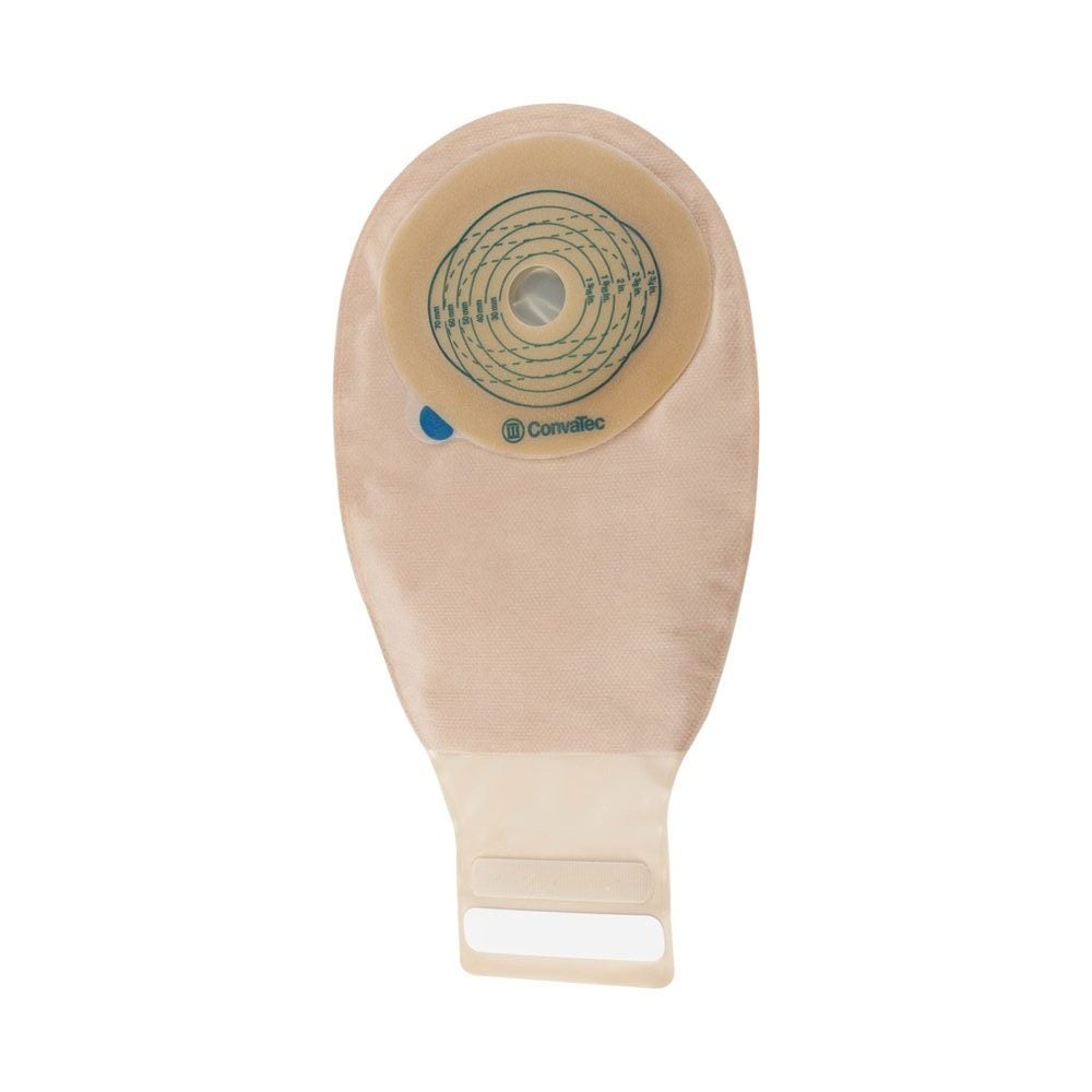 ConvaTec Esteem+ One-Piece Pouch, Flat, Cut-to-Fit, Transparent, 12-Inch, with Filter, Stomahesive, Standard Wear - 416718-Box - LL Medico