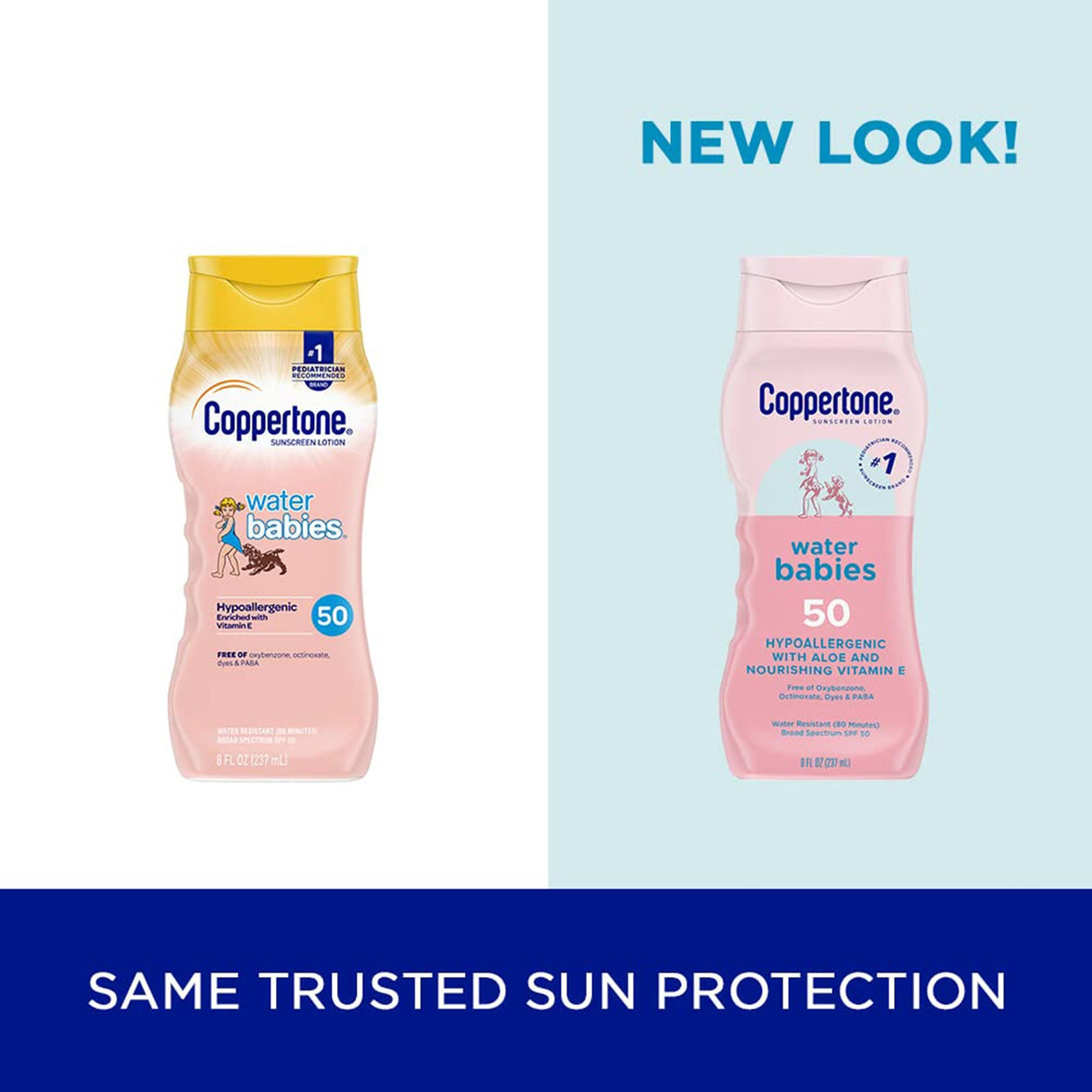 Coppertone Water Babies SPF 50 Sunscreen Lotion, 8 oz. - 07214002739-Single - LL Medico