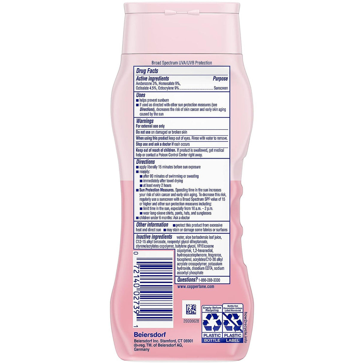 Coppertone Water Babies SPF 50 Sunscreen Lotion, 8 oz. - 07214002739-Single - LL Medico