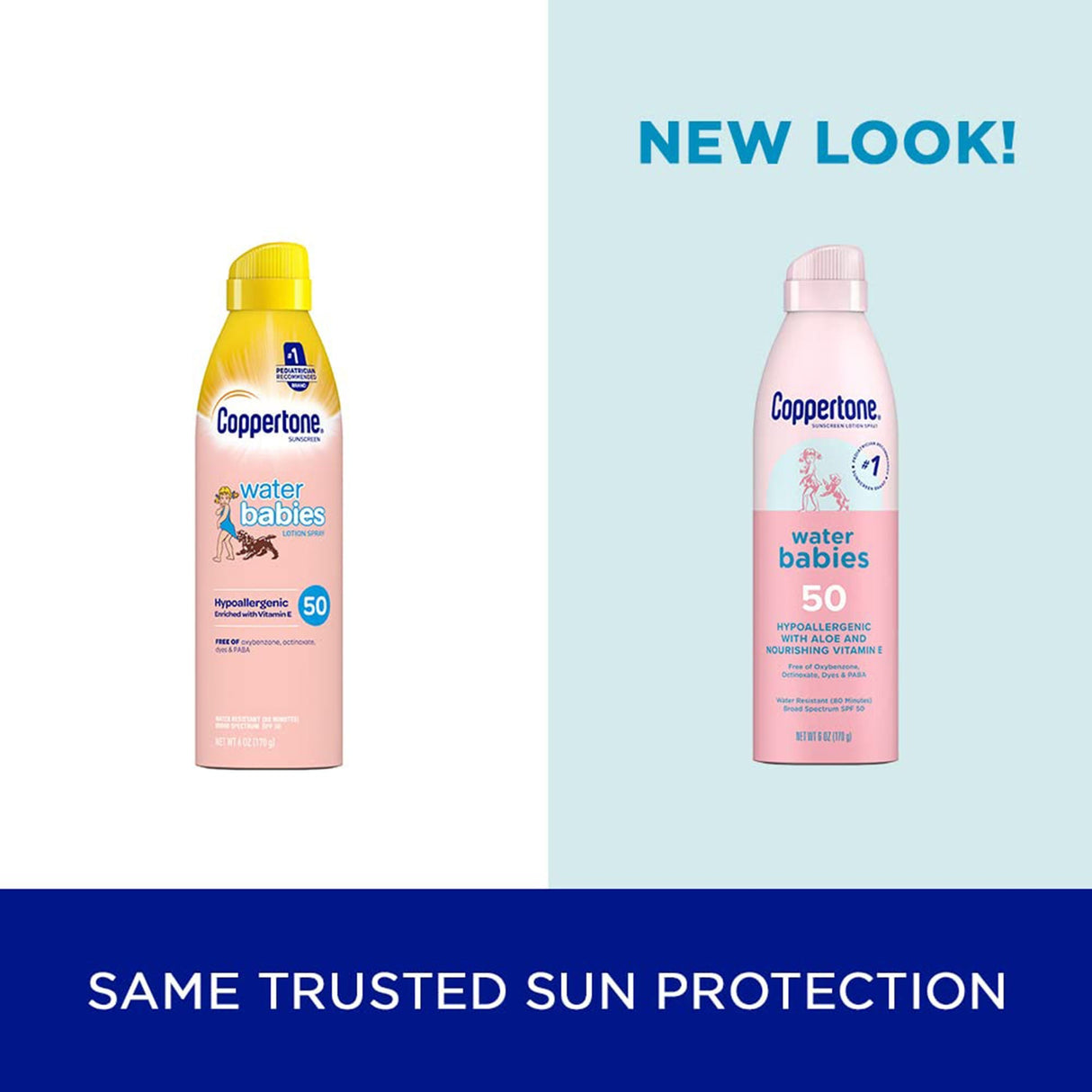 Coppertone Water Babies Sunscreen Spray, SPF 50 - 07214002717-Single - LL Medico
