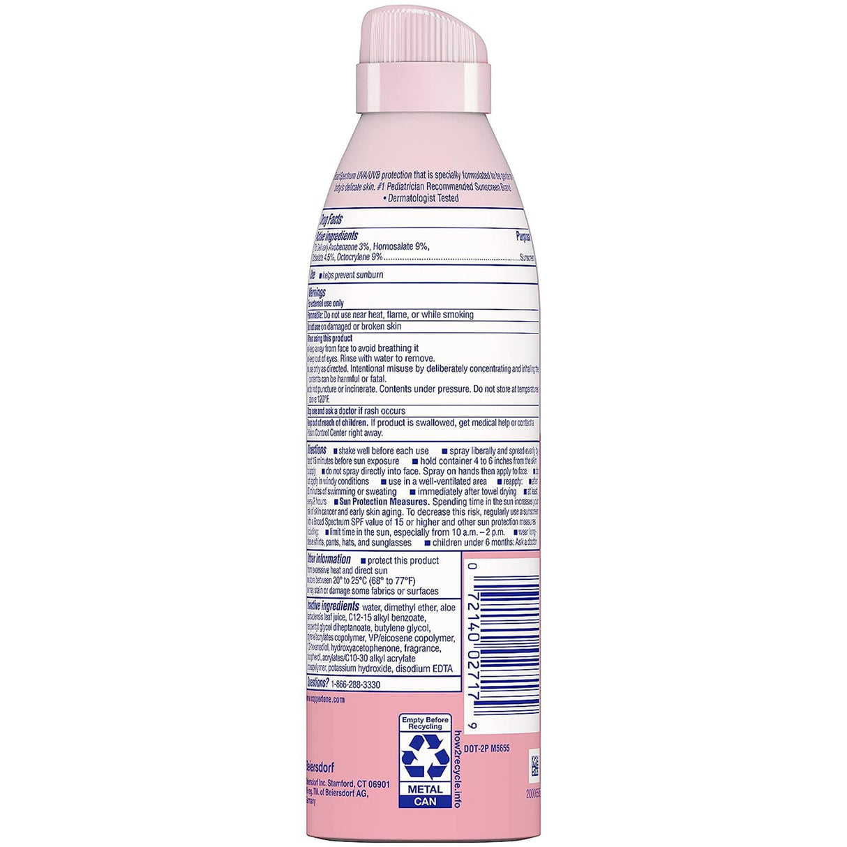 Coppertone Water Babies Sunscreen Spray, SPF 50 - 07214002717-Single - LL Medico