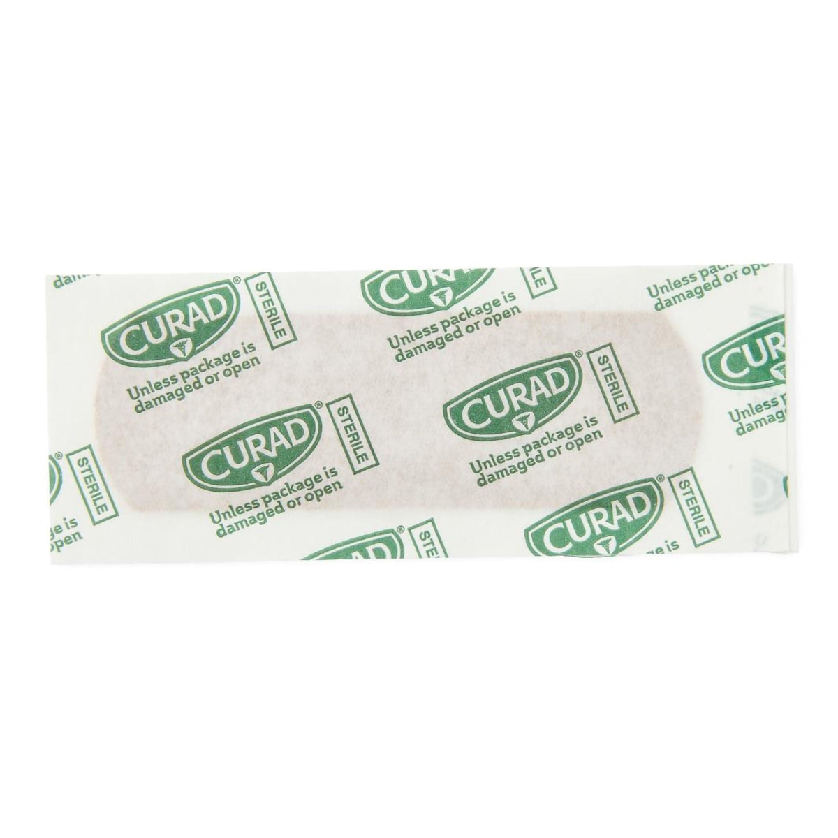 Curad Flex-Fabric Adhesive Bandages, Tan, 4 Sided Seal, Sterile, 1" x 3" - NON25660-Box - LL Medico