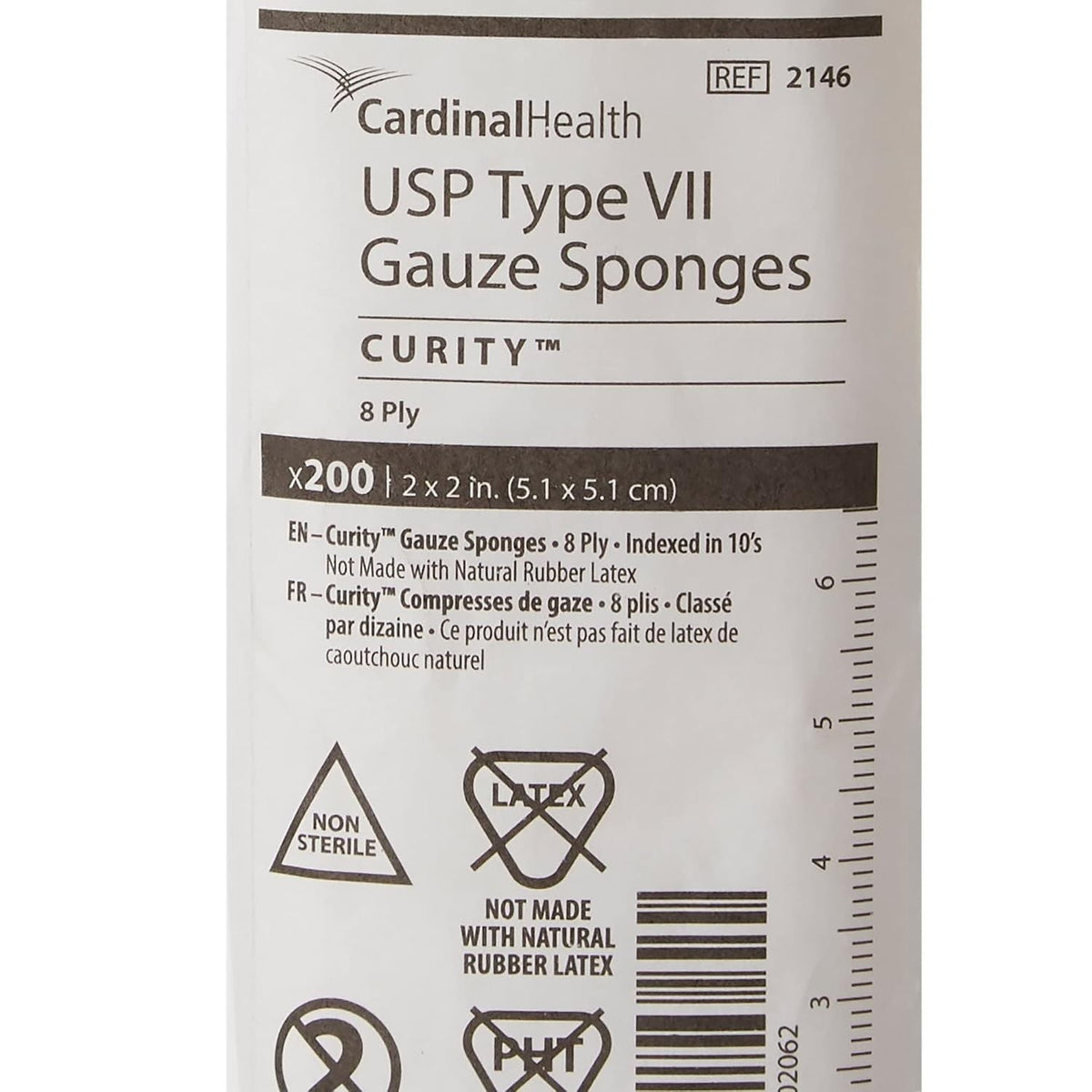 Curity Gauze Sponges, Non-Sterile, 8-Ply, 2" x 2" - 2146--Box - LL Medico