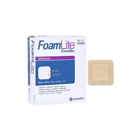 FoamLite Thin Foam Dressing, 3¼ x 3¼ Inch