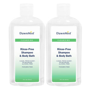 DawnMist Rinse-Free Shampoo & Body Bath, 8 fl oz - NR08-Single - LL Medico