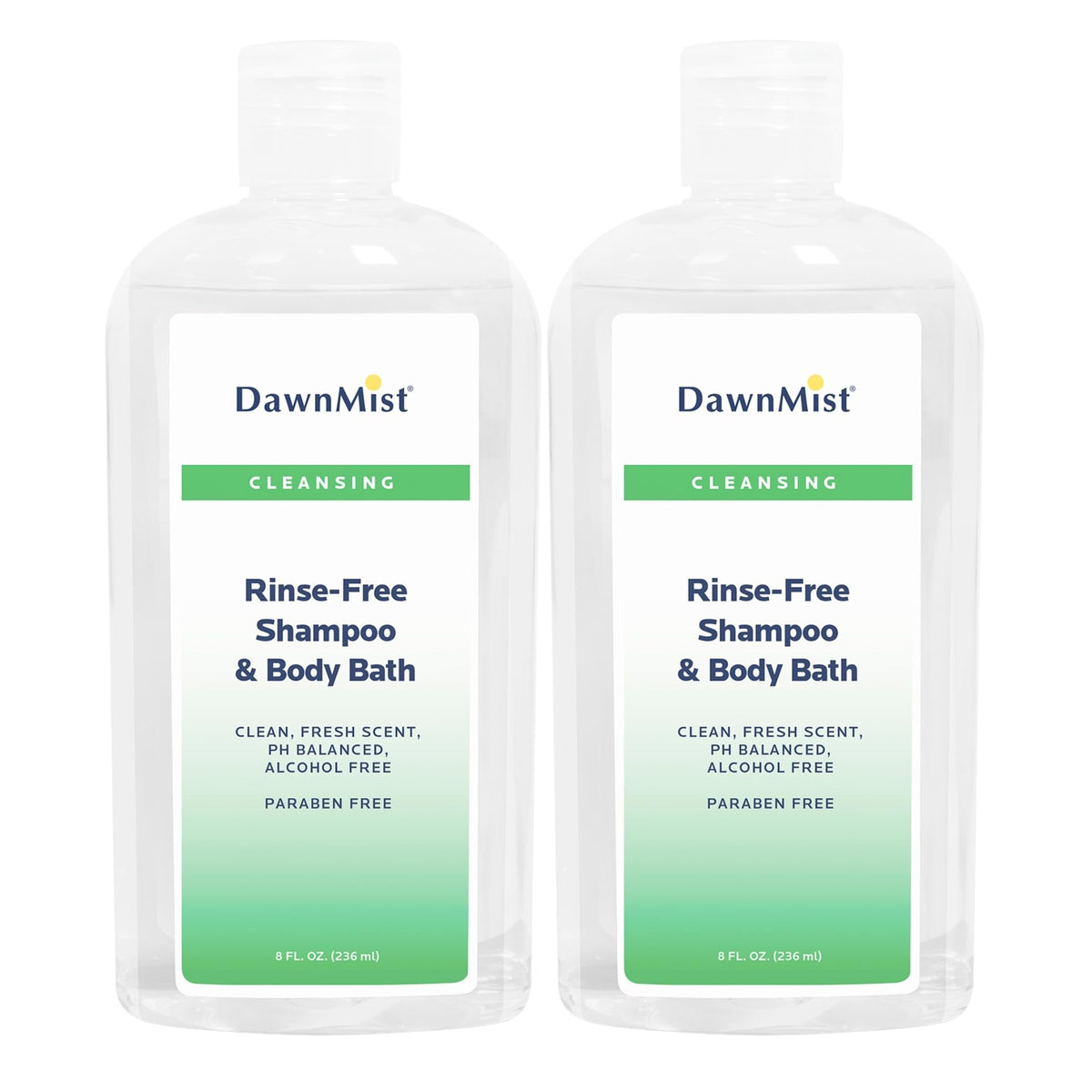 DawnMist Rinse-Free Shampoo & Body Bath, 8 fl oz - NR08-Single - LL Medico