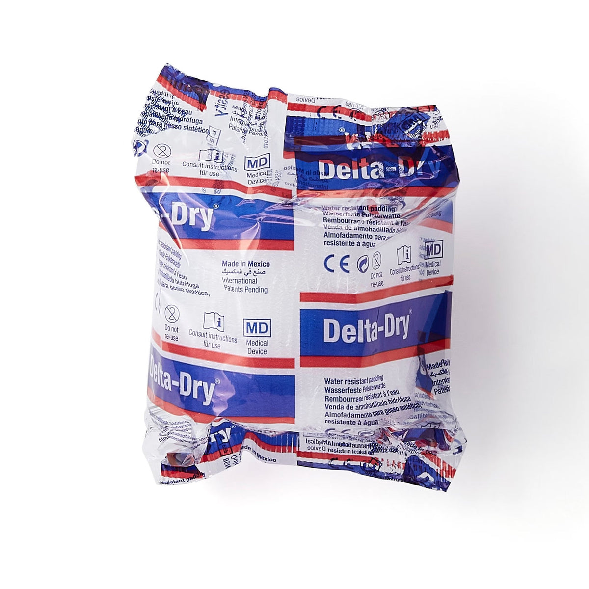 Delta-Dry Cast Padding, Undercast Water Resistant, White, Synthetic, Nonsterile - 7344300-Single - LL Medico