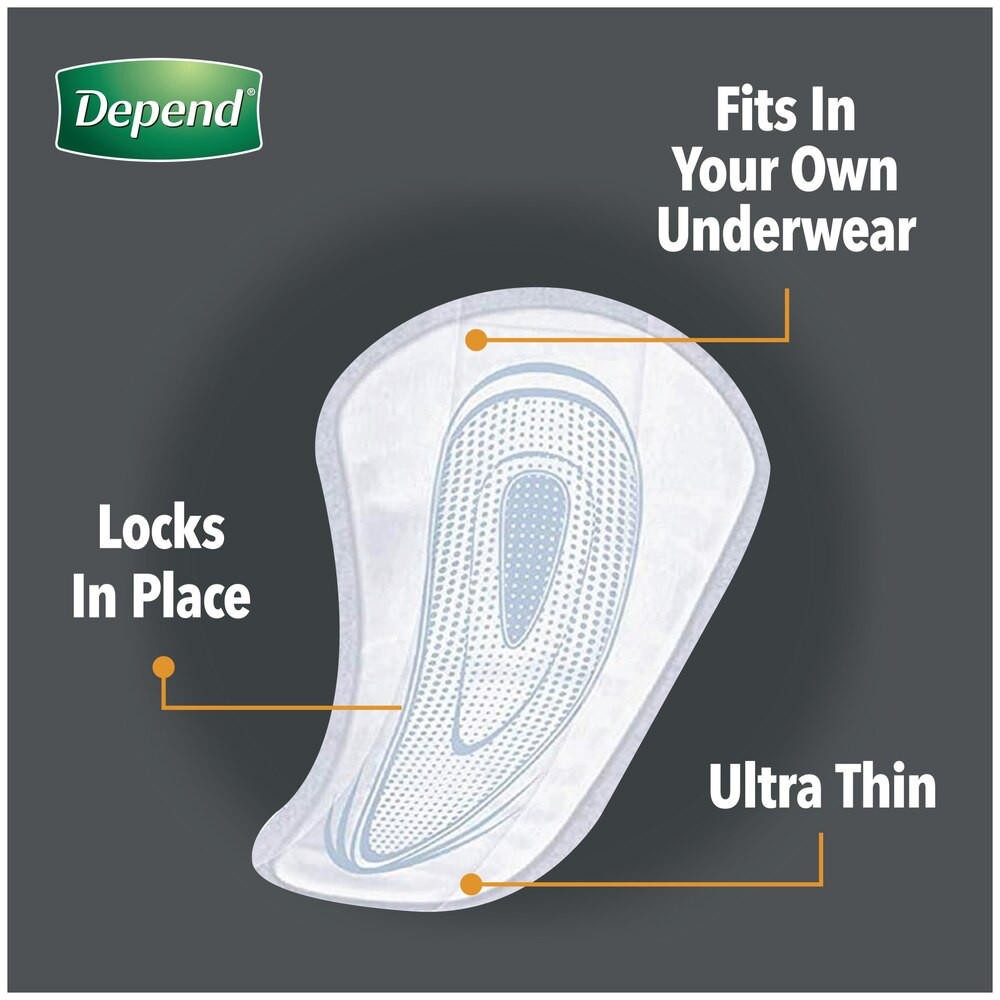 Depend Incontinence Shields for Men - 35641-Pack - LL Medico