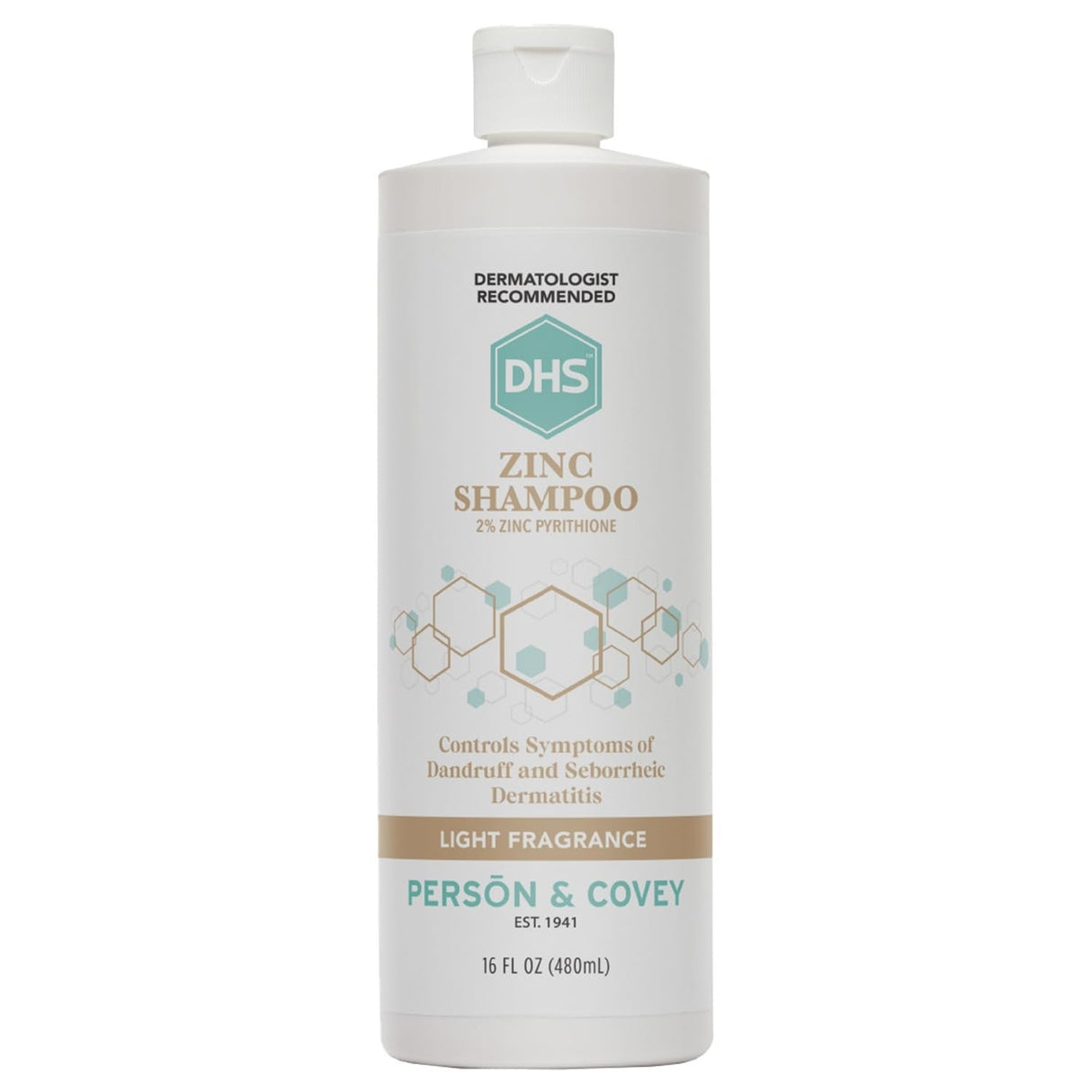 DHS Zinc Shampoo, Light Fragrance, 8 fl oz - 00096073508-Single - LL Medico