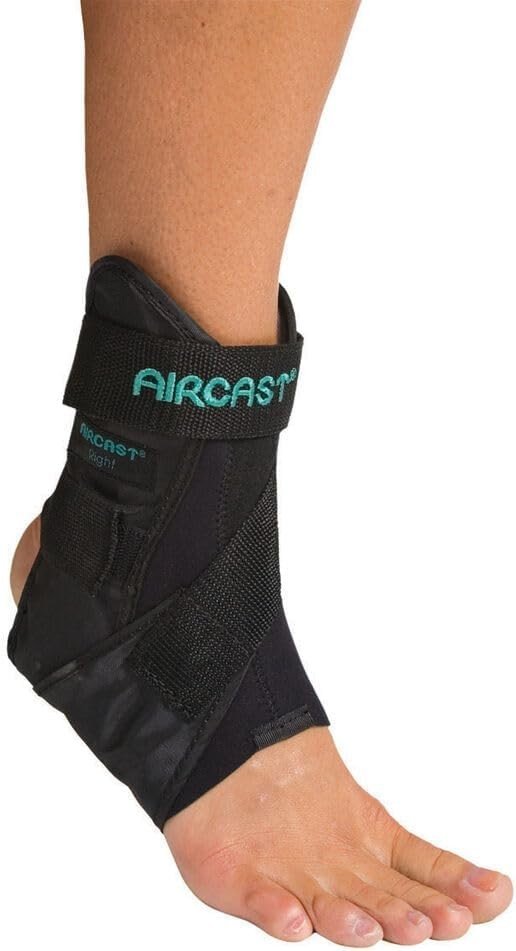 DJO Aircast AirSport Ankle Support with Hook and Loop Closure, Right - 02MSR-Single - LL Medico