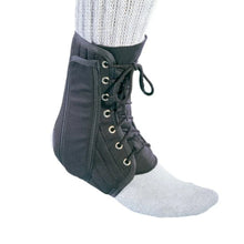 DJO ProCare Lace-Up Ankle Brace with Support Stays - 79-81313-Single - LL Medico