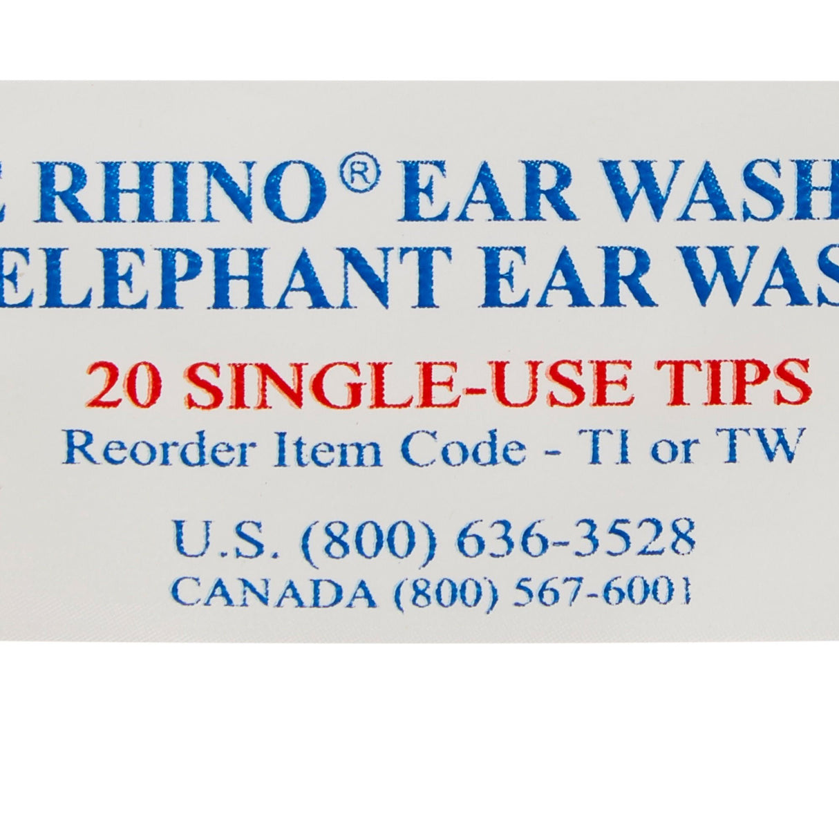 Doctor Easy Elephant Ear Wash System Tips - TW-Pack - LL Medico