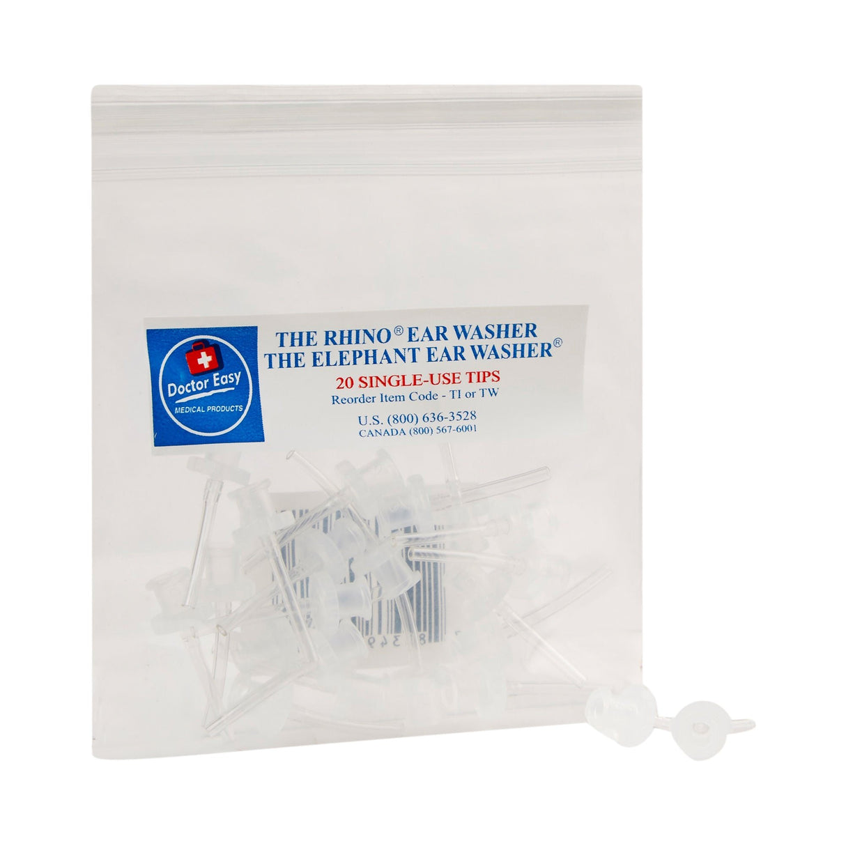 Doctor Easy Elephant Ear Wash System Tips - TW-Pack - LL Medico