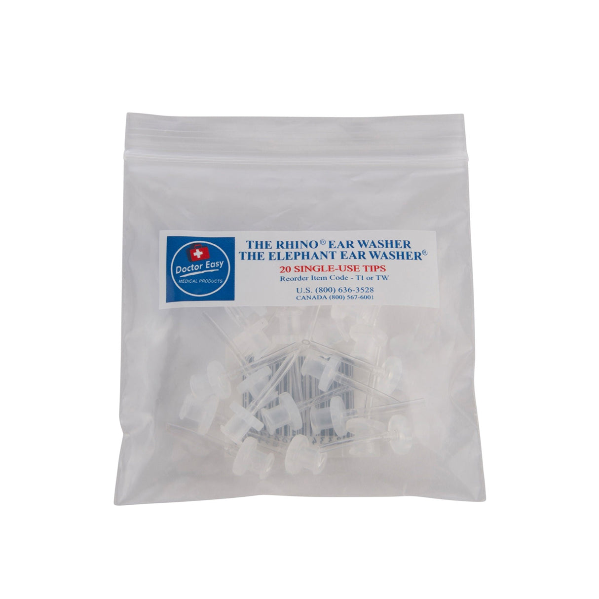 Doctor Easy Elephant Ear Wash System Tips - TW-Pack - LL Medico