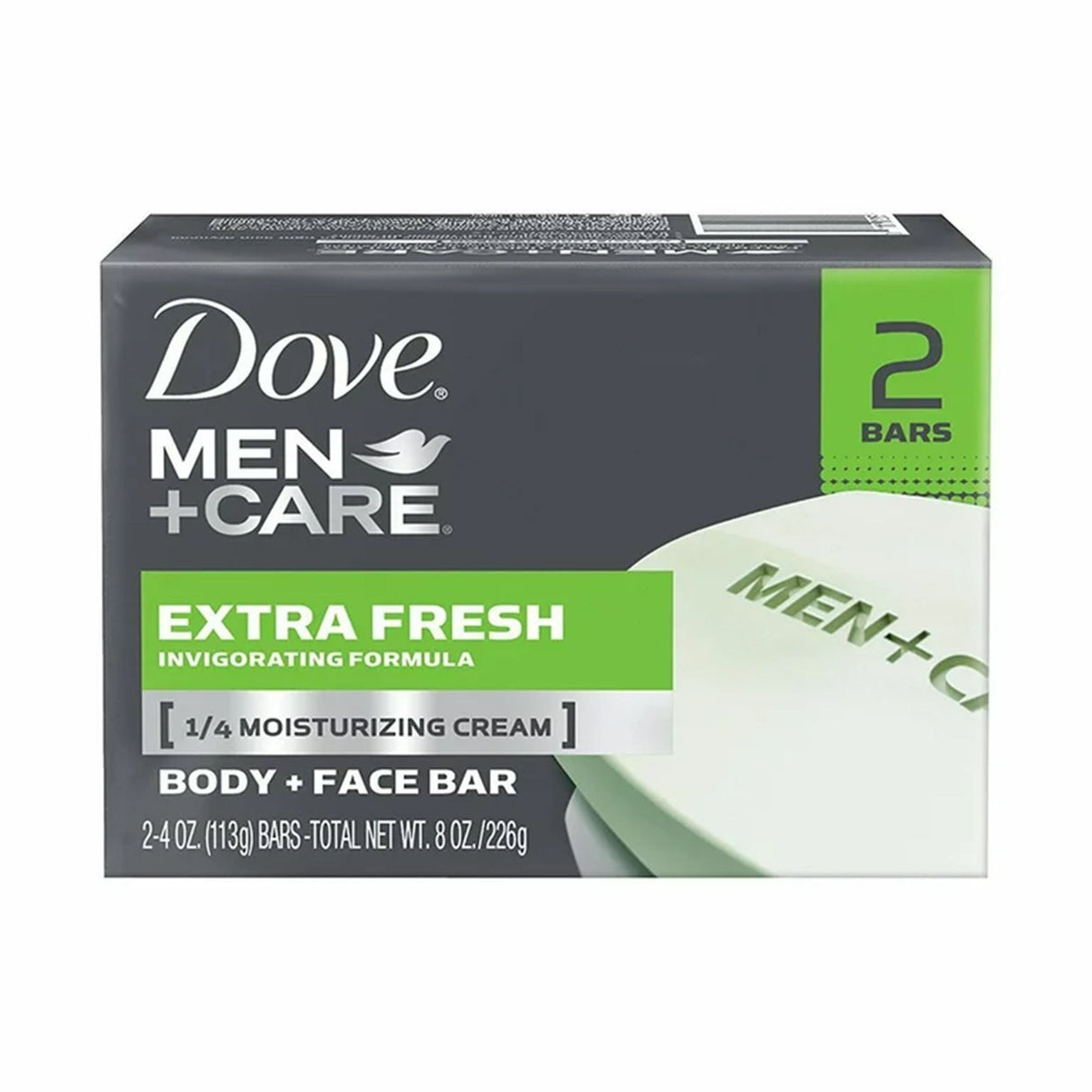 Dove Men + Care Body Bar Extra Fresh Scent - 01111101215-Pack - LL Medico