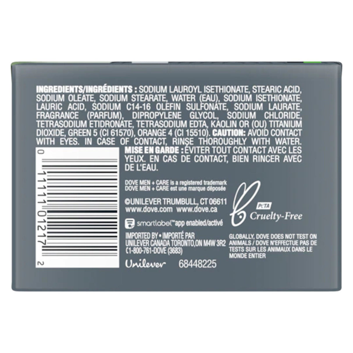 Dove Men + Care Body Bar Extra Fresh Scent - 01111101215-Pack - LL Medico