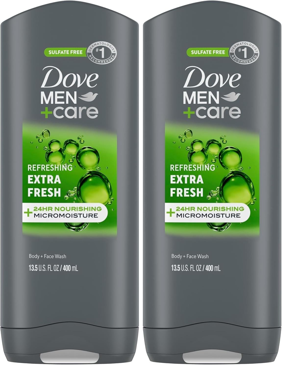 Dove Men+Care Body and Face Wash, Extra Fresh, 12 fl oz - 01111101413-Single - LL Medico