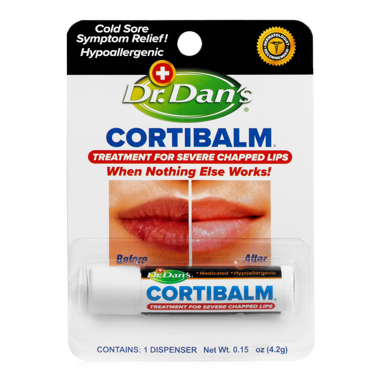 Dr. Dan's CortiBalm Lip Balm - 67516010701-Single - LL Medico