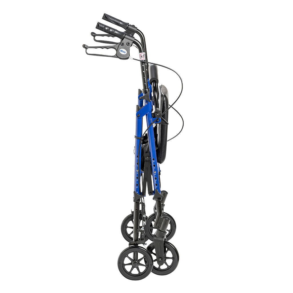 Drive Adjustable Height Rollator, Blue - RTL10261BL - LL Medico