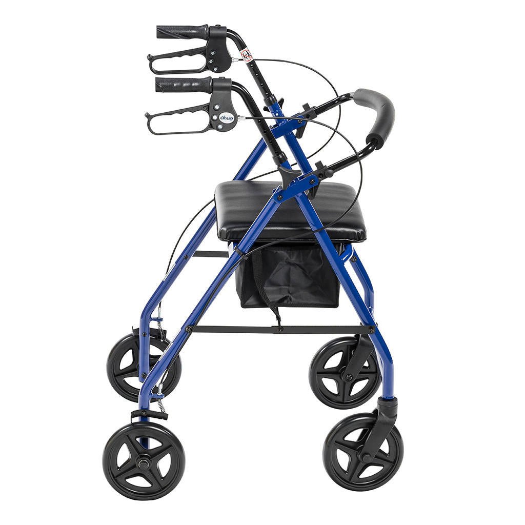 Drive Aluminum Rollator, Blue - R728BL - LL Medico