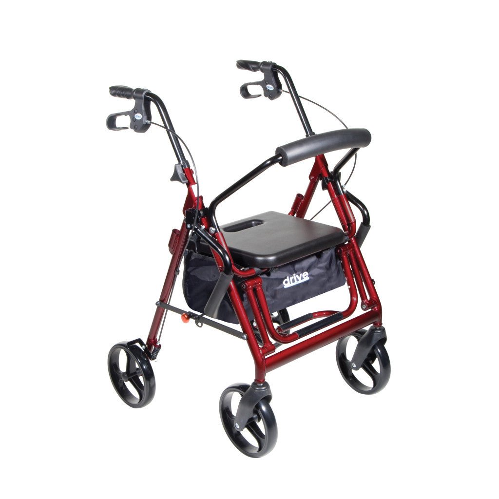 Drive Duet Rollator/Transport Chair, 8" Casters - 795BU - LL Medico