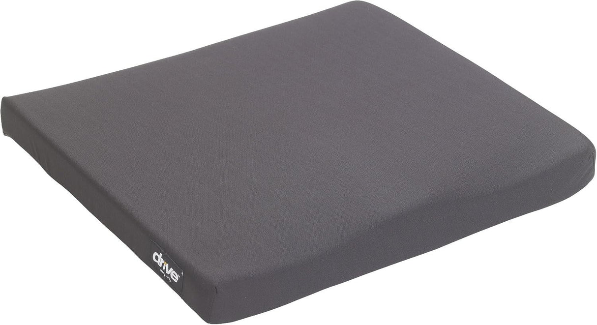 Drive Molded Foam General Use Wheelchair Cushion, Standard, 18" x 16" x 2" - 14887-Case - LL Medico