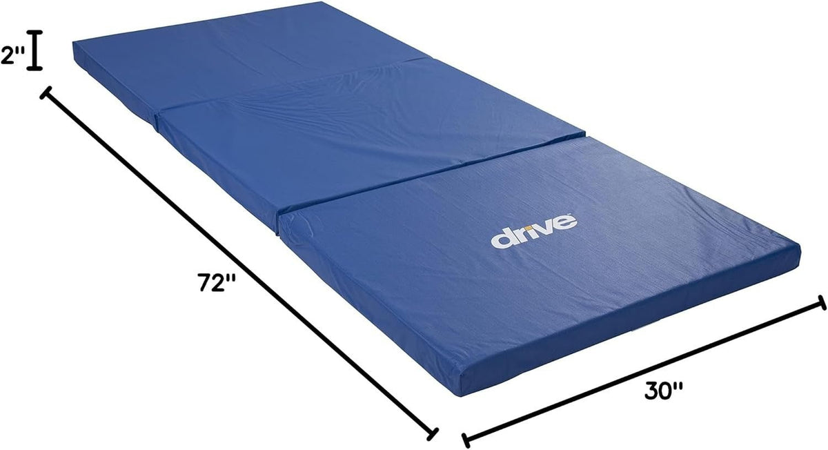 Drive Tri-Fold Bedside Fall Prevention Mat, 30" x 72" x 2" - 14700-Single - LL Medico