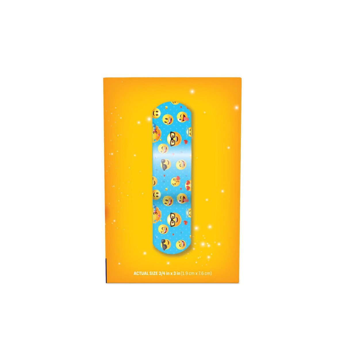 Dukal Fun Emojis Design Series Stat Strip Adhesive Bandages, Sterile, 3/4" x 3" - DUK15606-Box - LL Medico