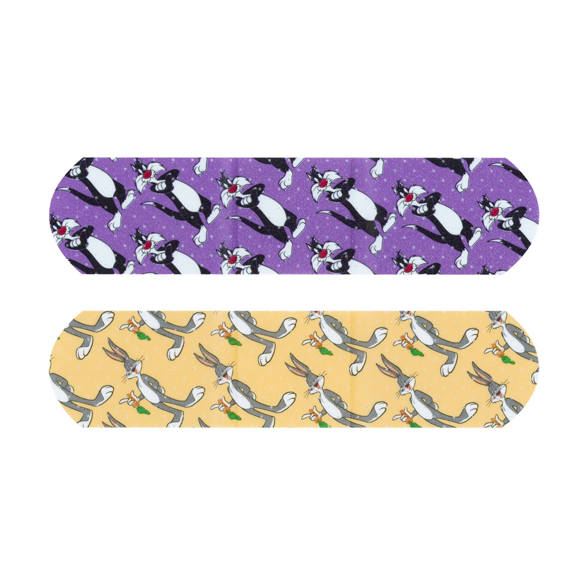 Dukal Looney Tunes Stat Strip Bugs Bunny/Sylvester Adhesive Strip, Sterile, 3/4" x 3" - 1086737-Box - LL Medico