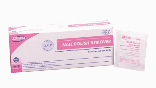 Dukal Nail Polish Remover Pads - 862-Box - LL Medico