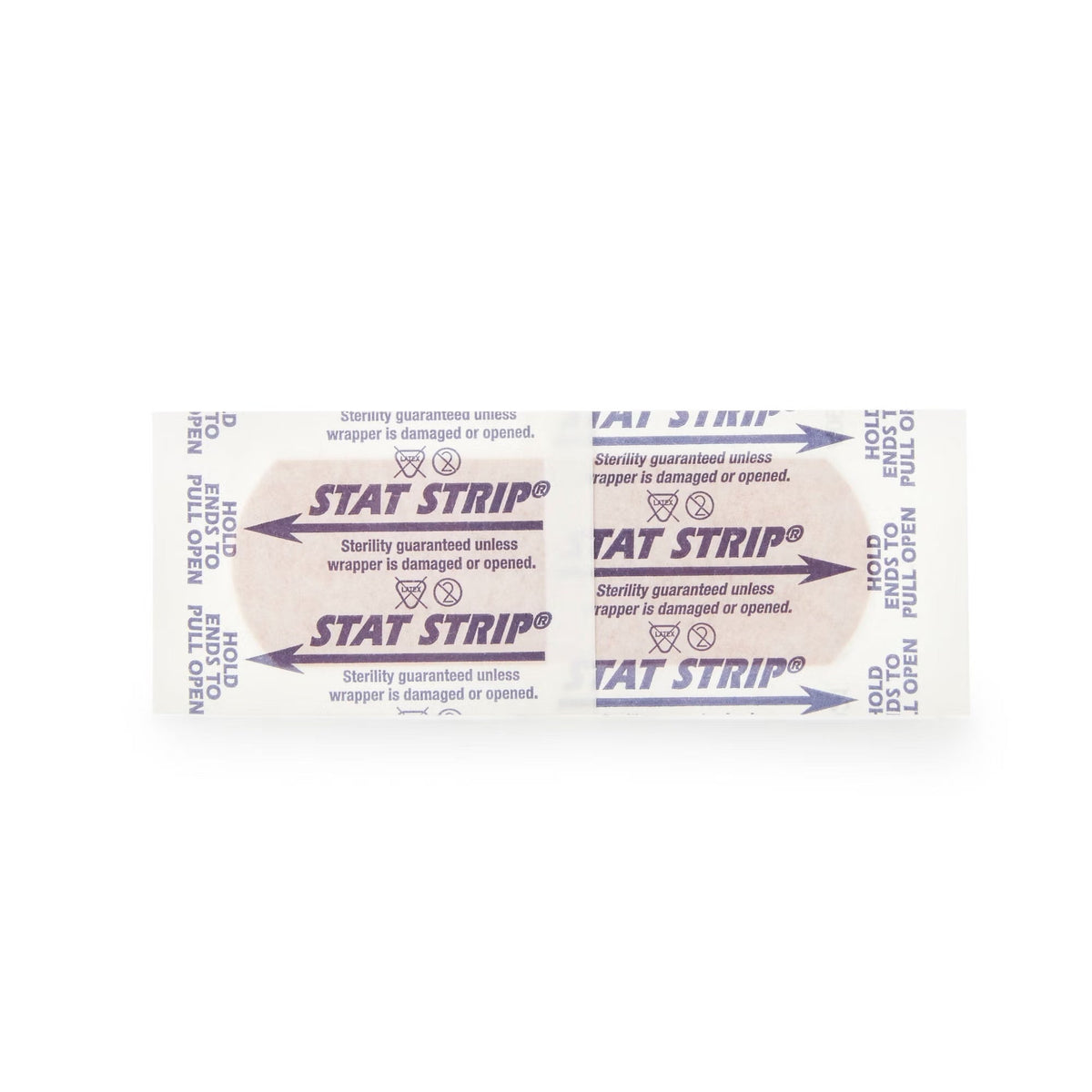Dukal Stat Strip Adhesive Bandages, Sterile, Fabric, Tan, 1" x 3" - 15215-Box - LL Medico