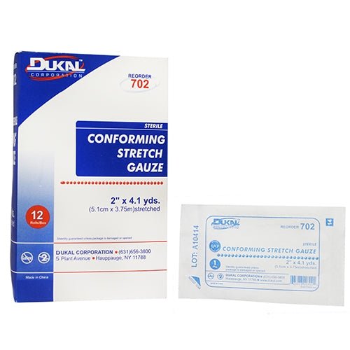 Dukal Sterile Conforming Bandage, 3 Inch x 4.1 Yard, 1-Ply