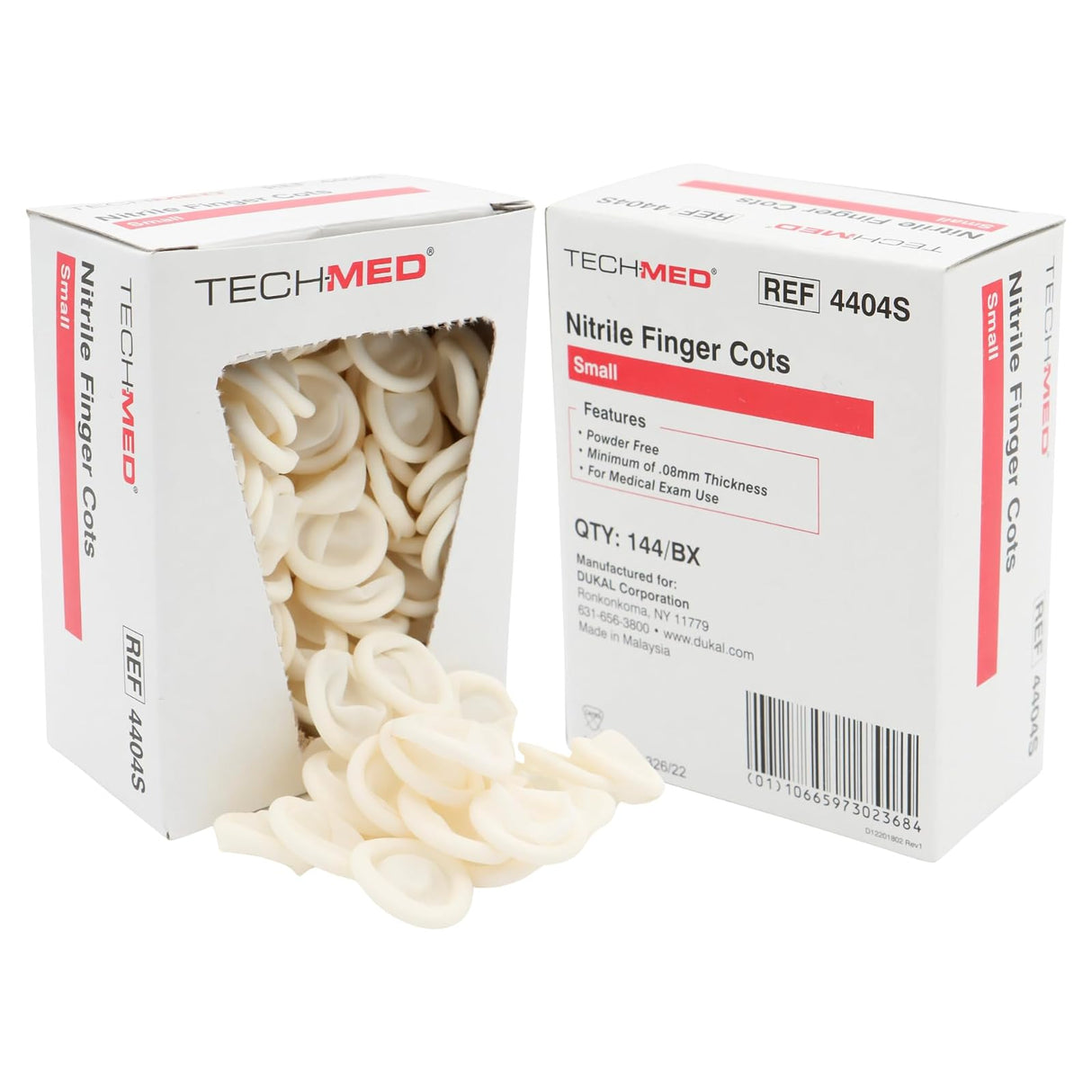Dukal Tech-Med Latex Finger Cot - 4423M-Box - LL Medico