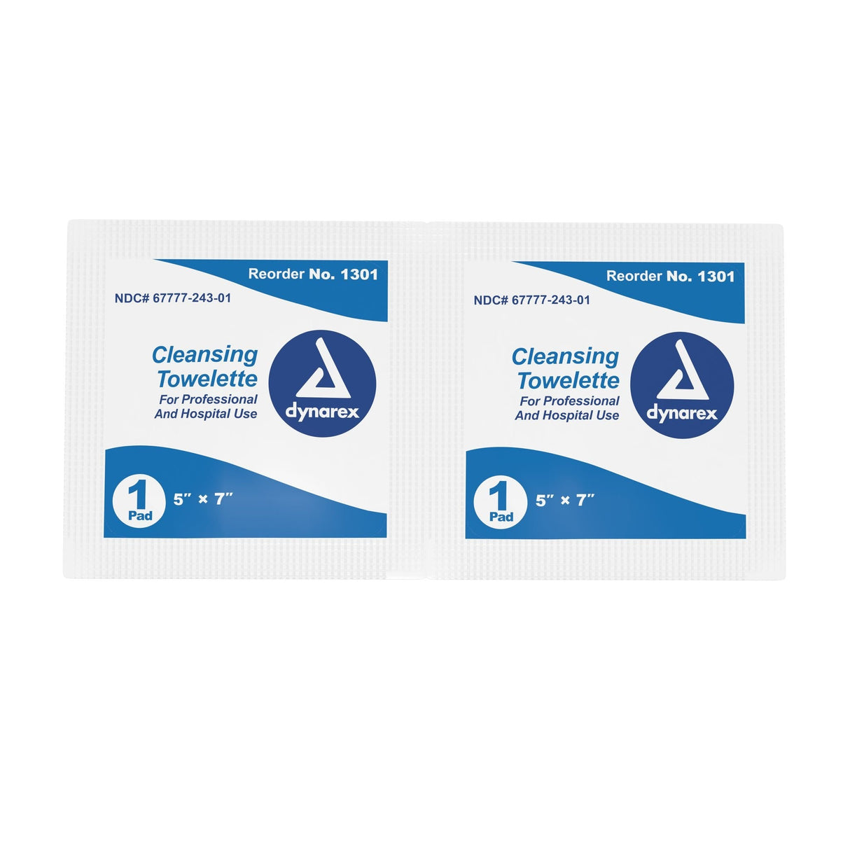 Dynarex Antiseptic Skin Towelettes, Scented, Individual Packets - 1301-Box - LL Medico