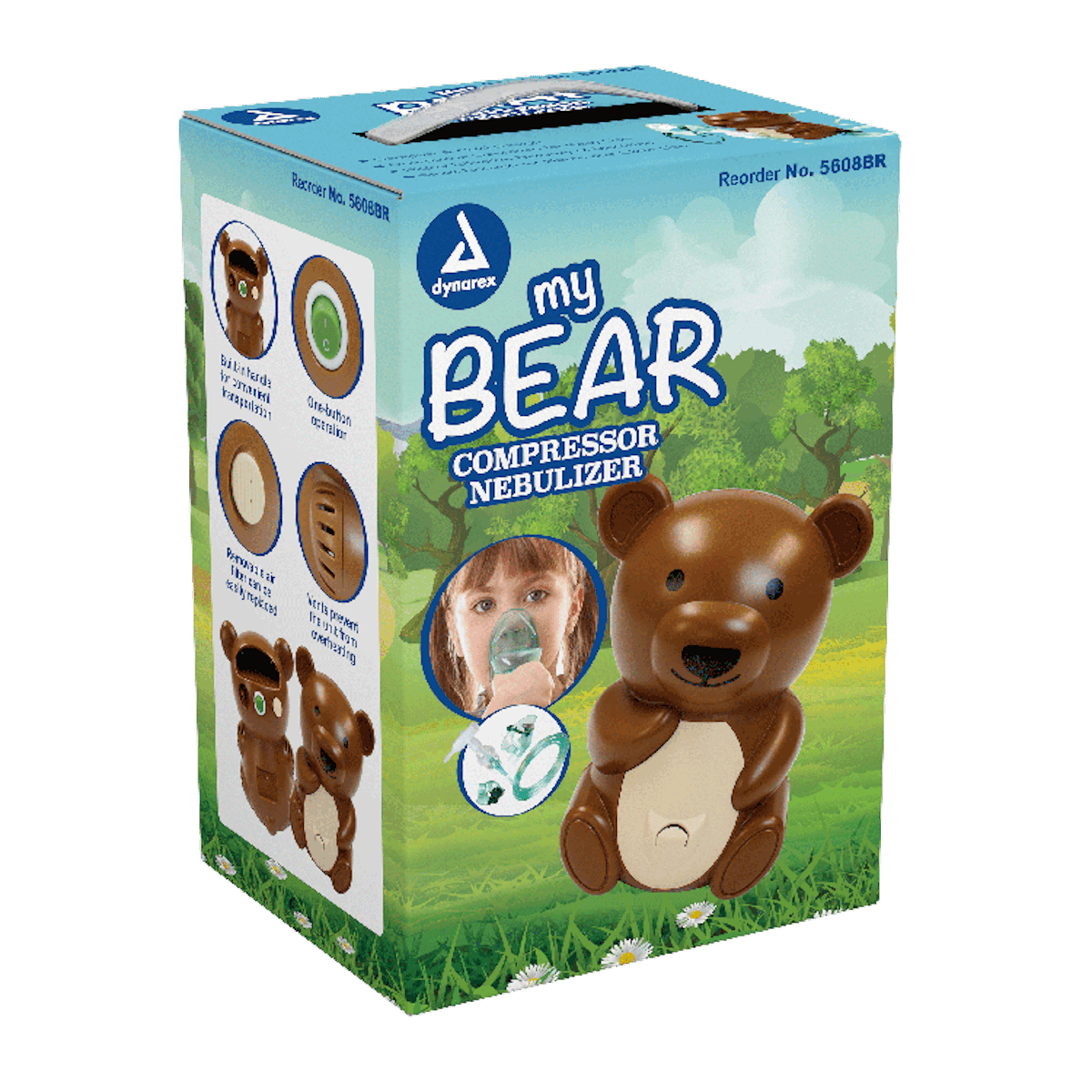 Dynarex My Bear Pediatric Compressor Nebulizer - 34402 - LL Medico