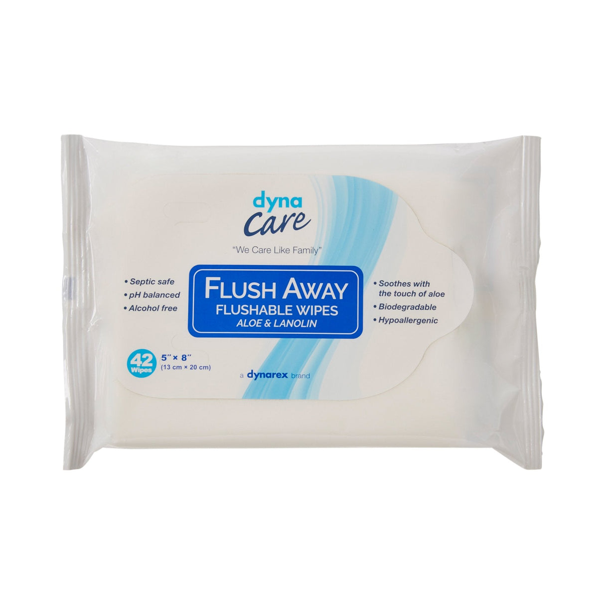 Dynarex Scented Flushable Wipes, Soft Pack - 1324-Box - LL Medico