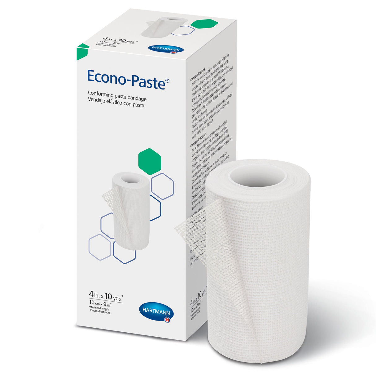 Econo-Paste Unna Boot, 4 Inch x 10 Yard