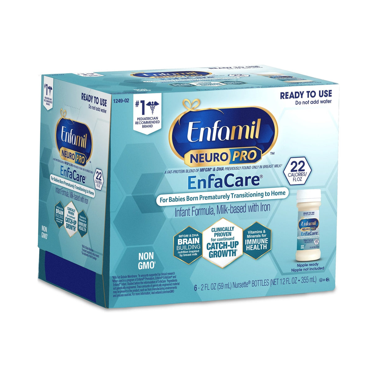 Enfamil NeuroPro EnfaCare Premature Formula, Unflavored, 2oz Bottle - 124902-6 - LL Medico