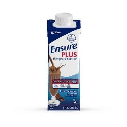 Ensure Plus Therapeutic Nutritional Shake, Chocolate, 8 oz Carton - 64911-Case - LL Medico