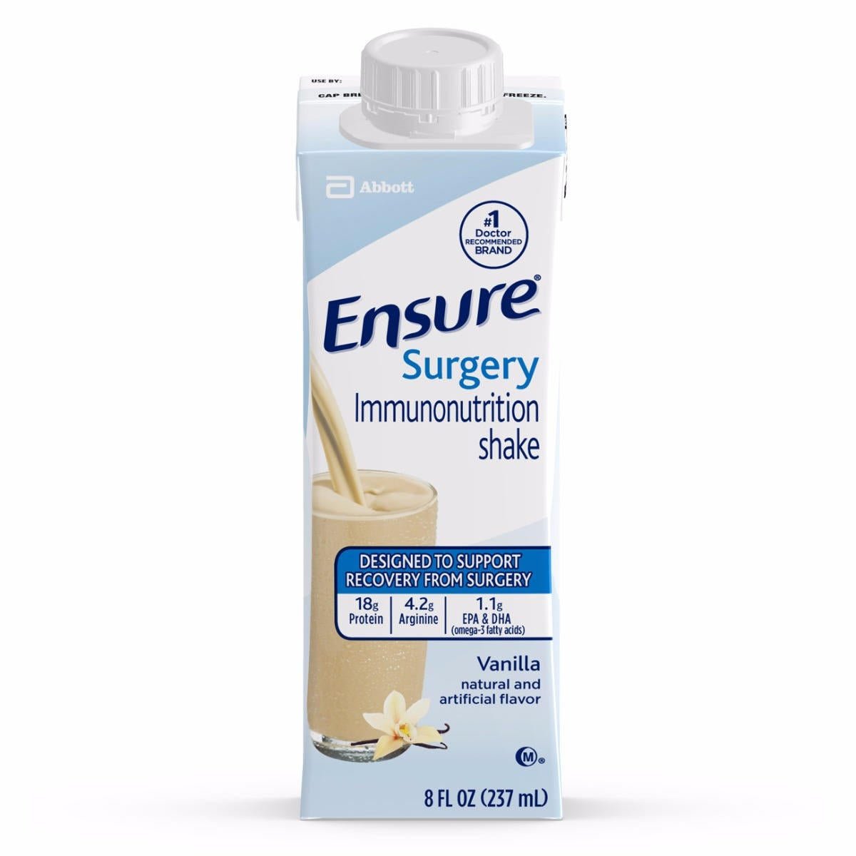 Ensure Surgery Immunonutrition Shake, Vanilla, 8 oz Carton, CS/24 - 65047-Case - LL Medico