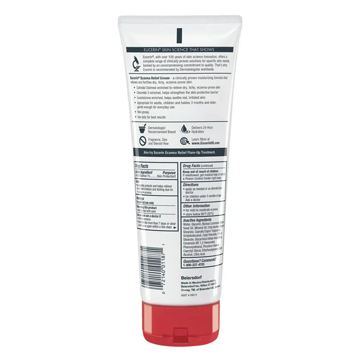 Eucerin Eczema Relief Cream, 8 oz. - 05805101392-Single - LL Medico