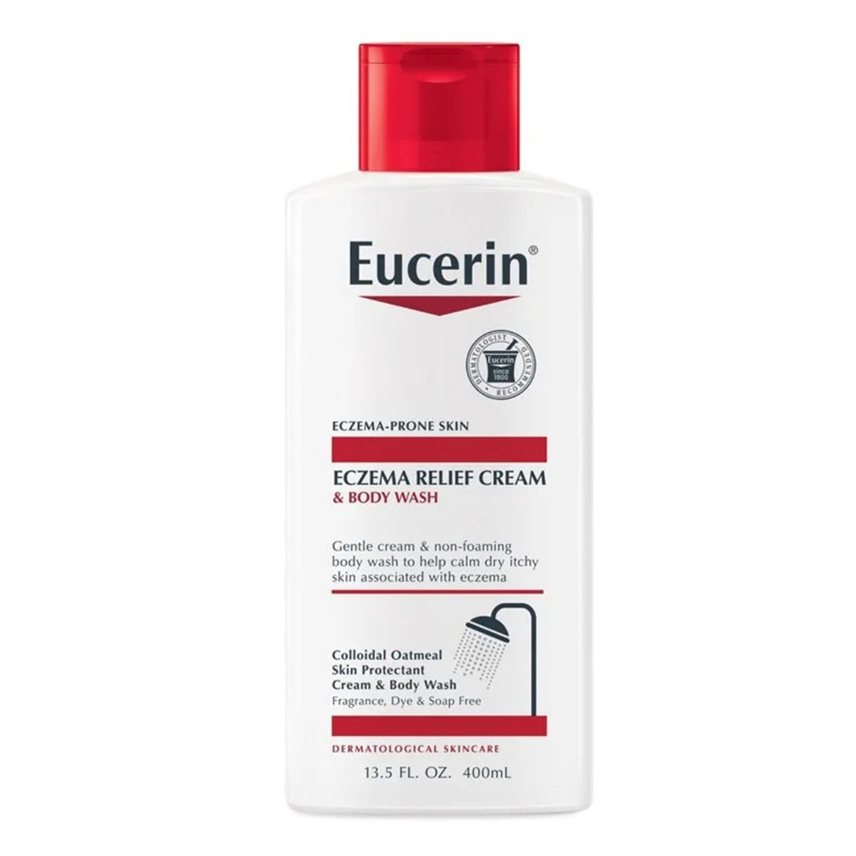 Eucerin Eczema Relief Cream and Body Wash, 13.5 oz. - 07214002603-Single - LL Medico