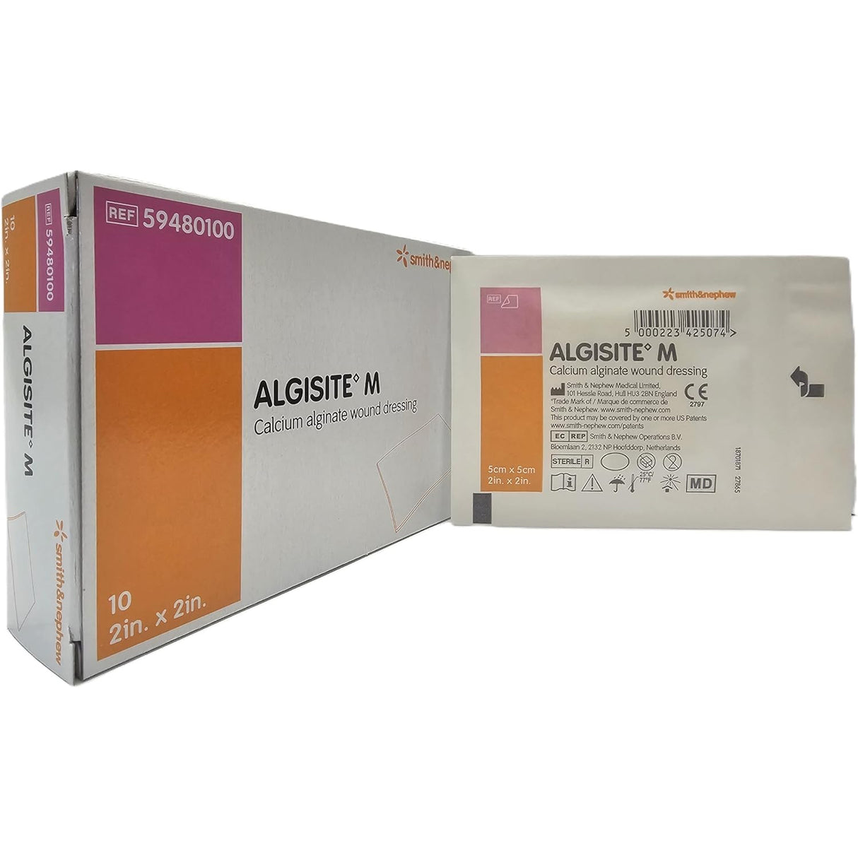 AlgiSite M Alginate Dressing, 2 x 2 inch