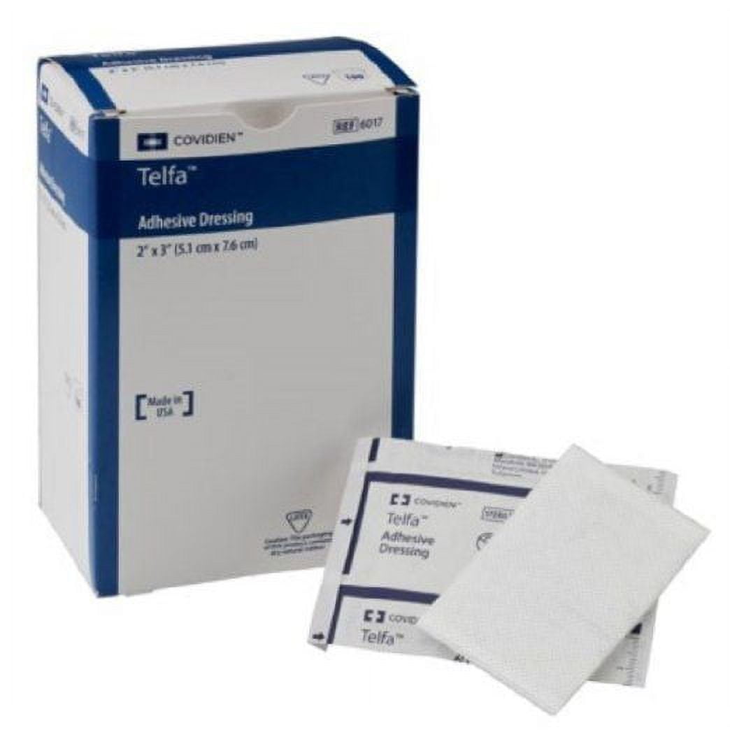 Telfa White Adhesive Dressing, 2 x 3 Inch
