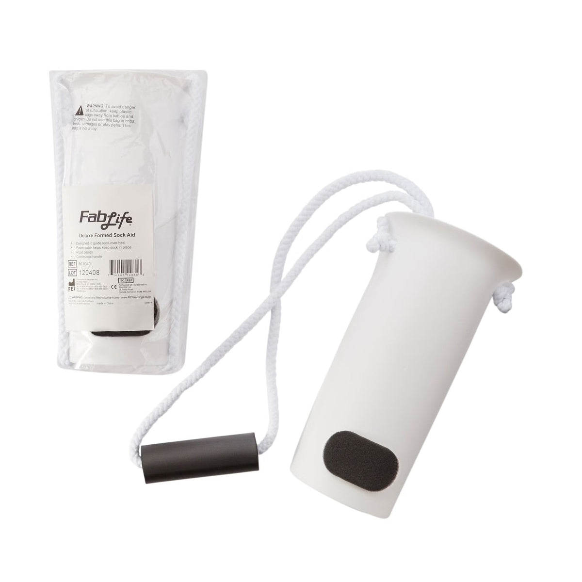FabLife Deluxe Sock and Stocking Aid - 86-0040-Single - LL Medico