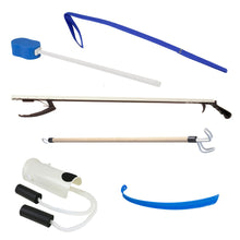 FabLife Hip & Knee ADL Kit, 32" Reacher / 18" Shoehorn / 24" Dressing Stick / 32" Leg Lifter - 66-0320-Each - LL Medico