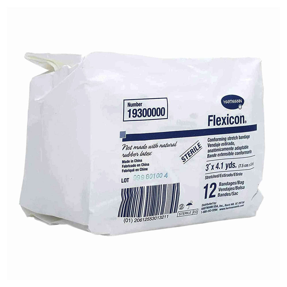 Flexicon Sterile Conforming Bandage, 2 Inch x 4-1/10 Yard, 1-Ply