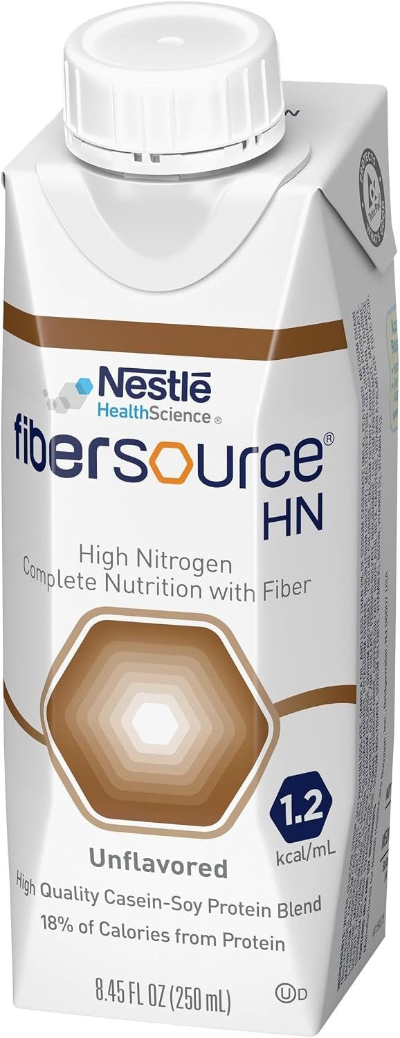 Fibersource HN Tube Feeding Formula, Unflavored, 250 mL - 10043900185504-Case - LL Medico